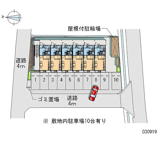 ★手数料０円★下関市永田本町１丁目　月極駐車場（LP）